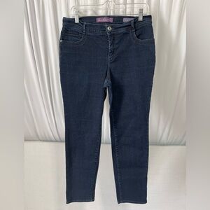 Gloria Vanderbilt Dark Blue Straight Leg Jeans